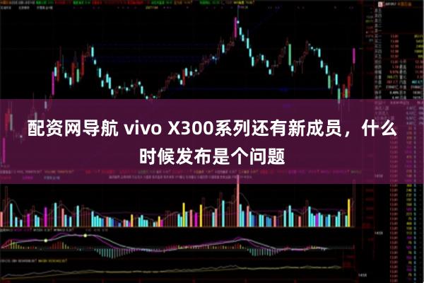 配资网导航 vivo X300系列还有新成员，什么时候发布是个问题